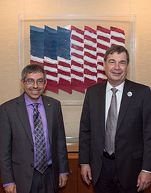 Dr. Greg Zacharias, Chief Scientist, U.S. Air Force (shown with Dr. Lewis, Director, STPI)