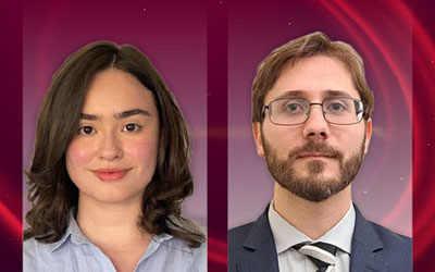 photo of Roxana Leal and Dylan Cohen