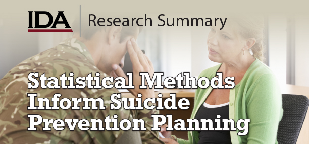 Statistical Methods Inform Suicide Prevention Planning