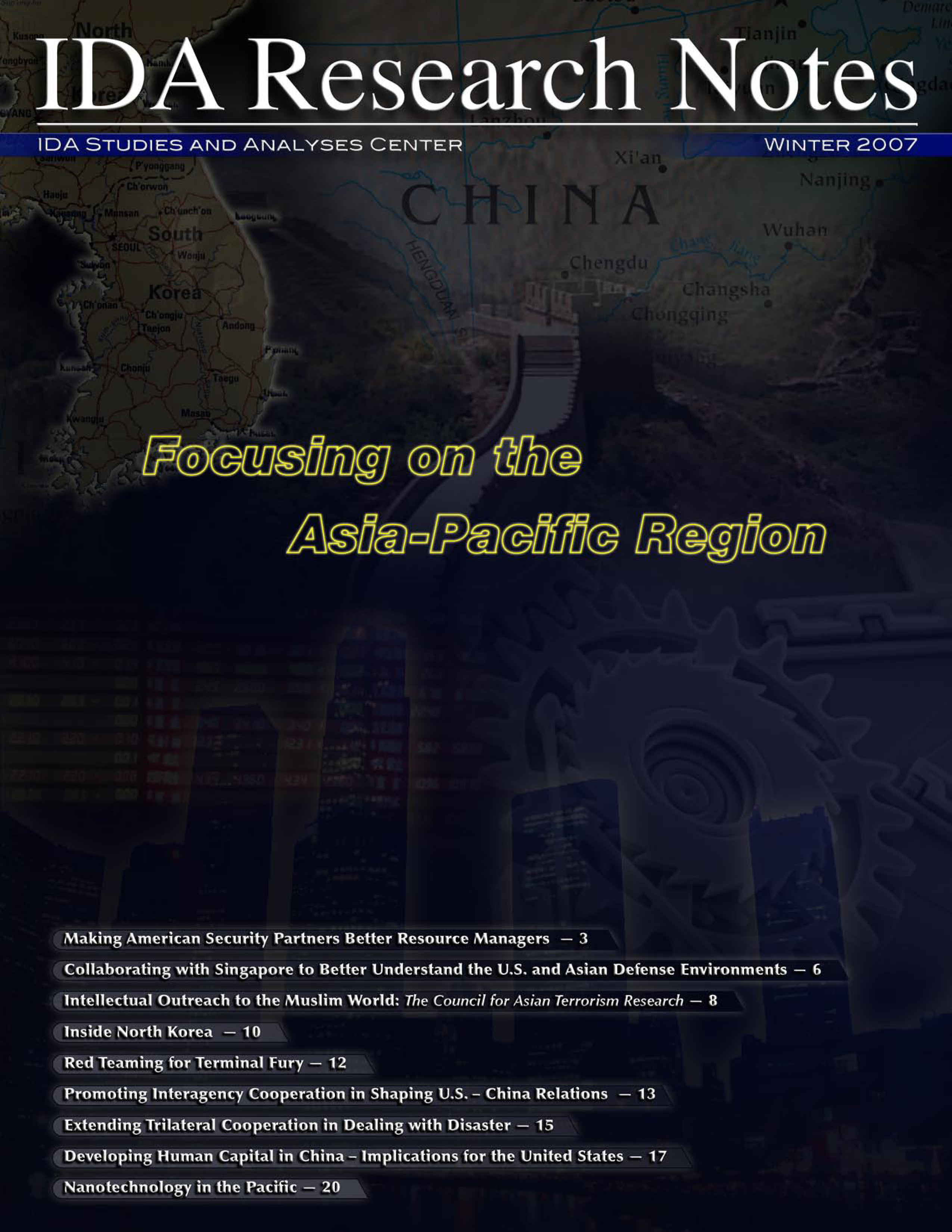 Research Notes Focusing on the Asia-Pacific Region