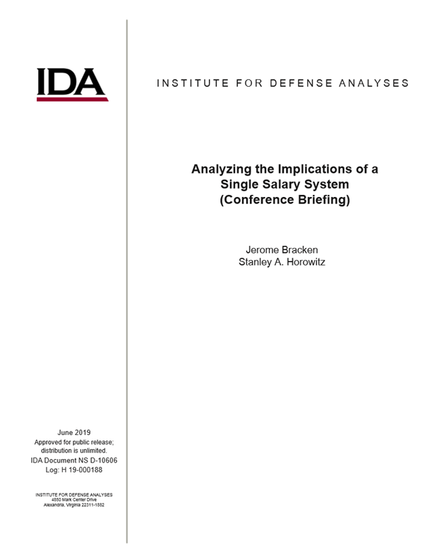 Analyzing the Implications of a Single Salary System - Conference Briefing