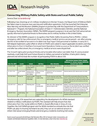 Connecting Military Public Safety with State and Local Public Safety