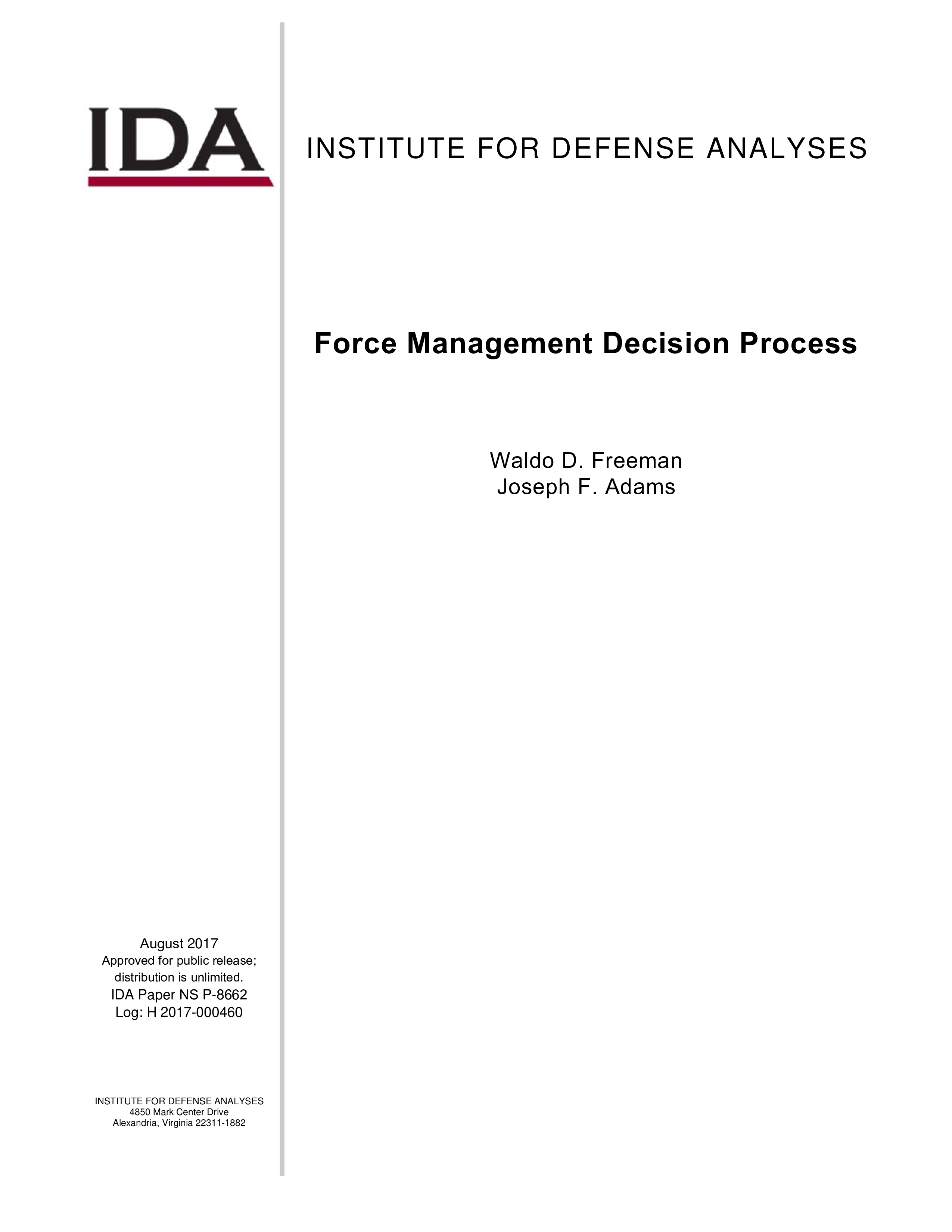 Force Management Decision Process