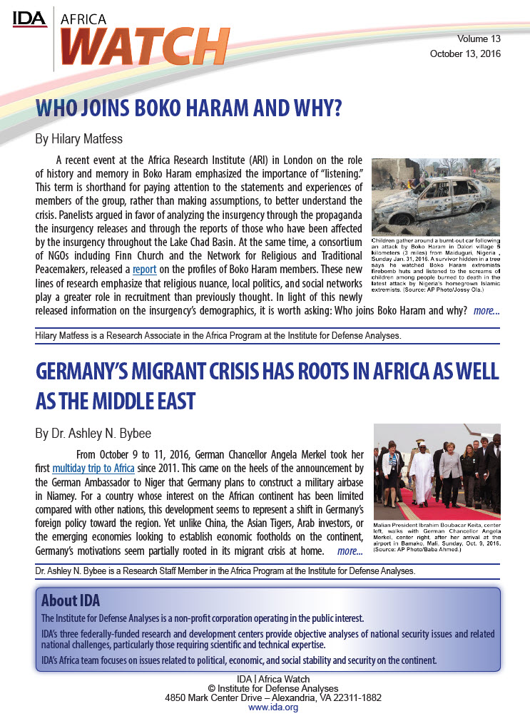 IDA Africa Watch Newsletter Vol 13