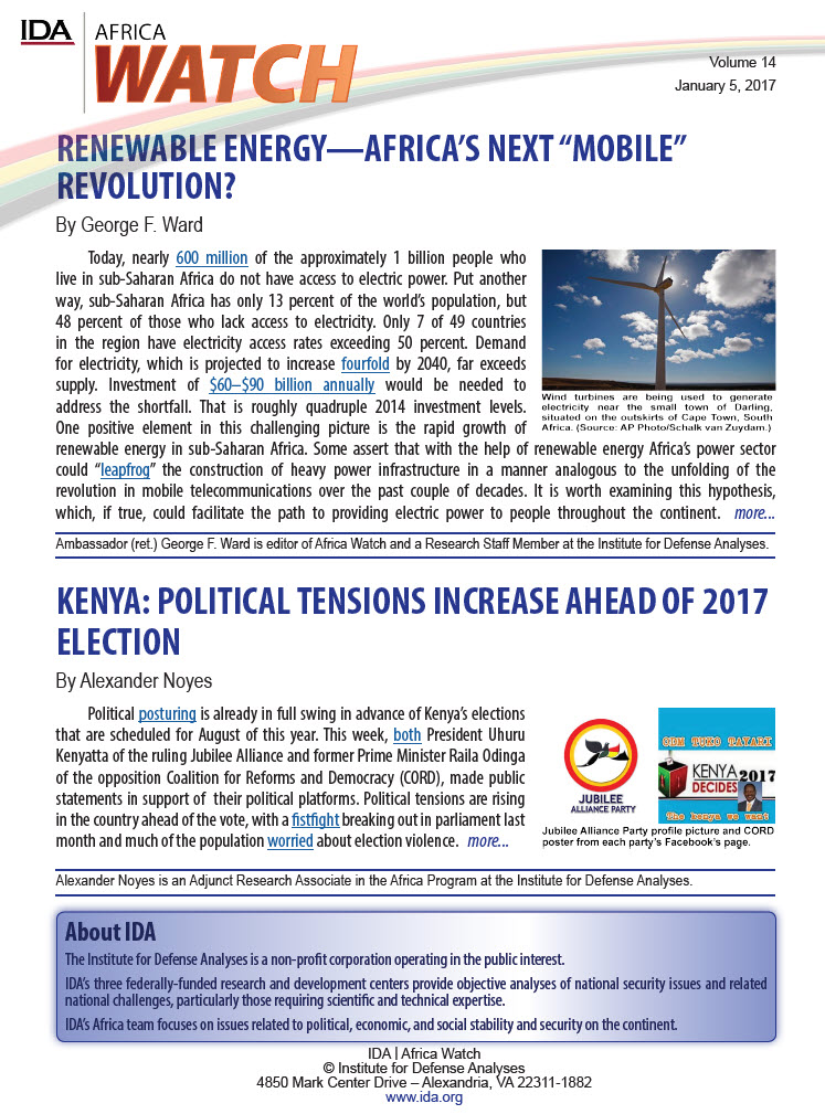 IDA Africa Watch Newsletter Vol 14
