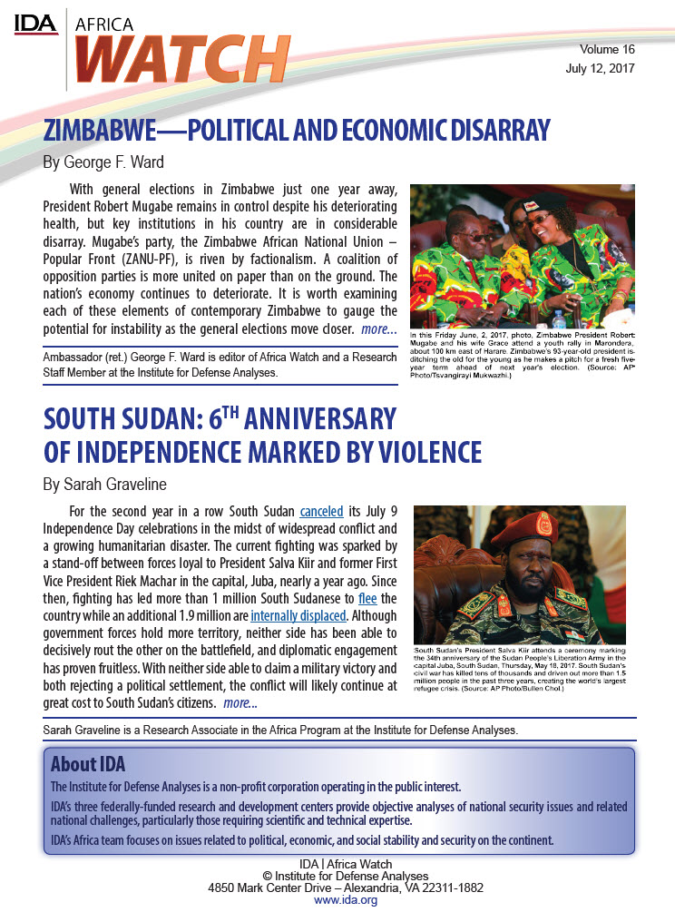 IDA Africa Watch Newsletter Vol 16