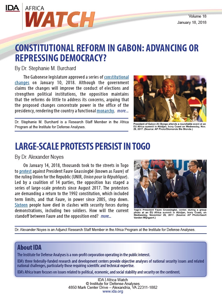 IDA Africa Watch Newsletter Vol 18