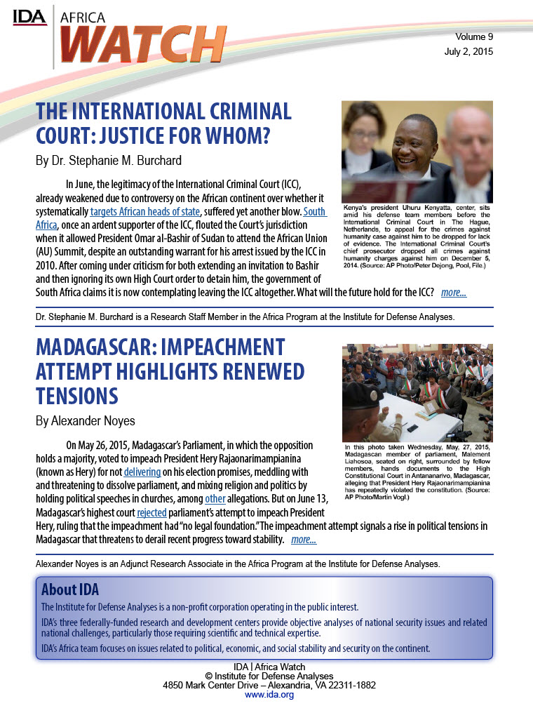 IDA Africa Watch Newsletter Vol 9