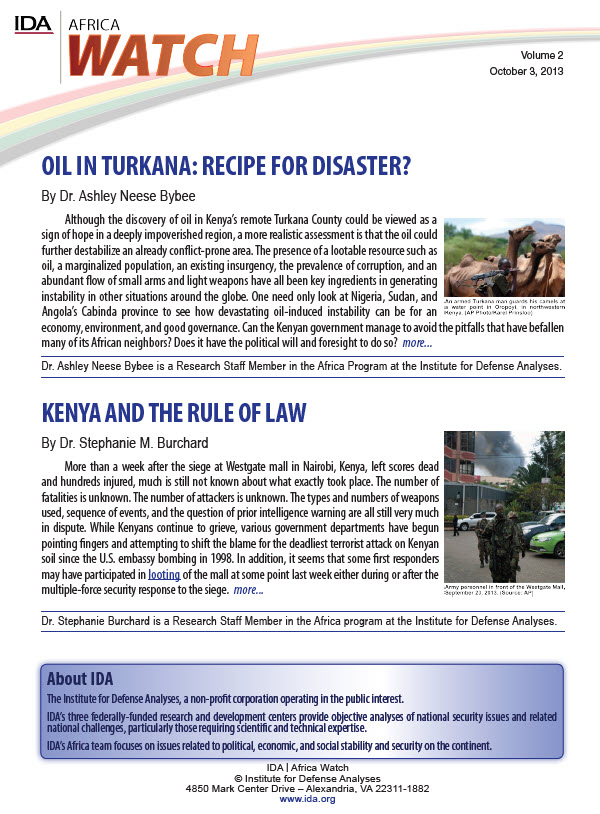 IDA Africa Watch Newsletter vol 2 2013