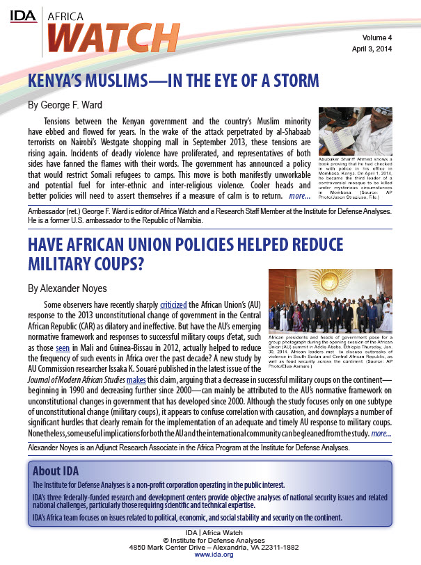IDA Africa Watch Newsletter Vol 4 2014