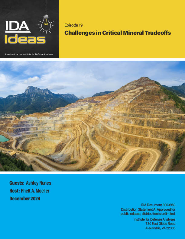 Cover image for Challenges in Critical Mineral Tradeoffs showing mining operation