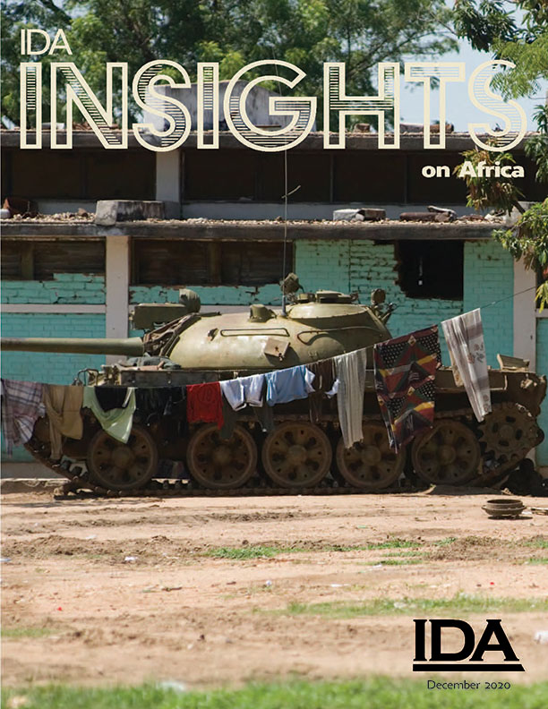 document cover, IDA Insights on Africa, December 2020