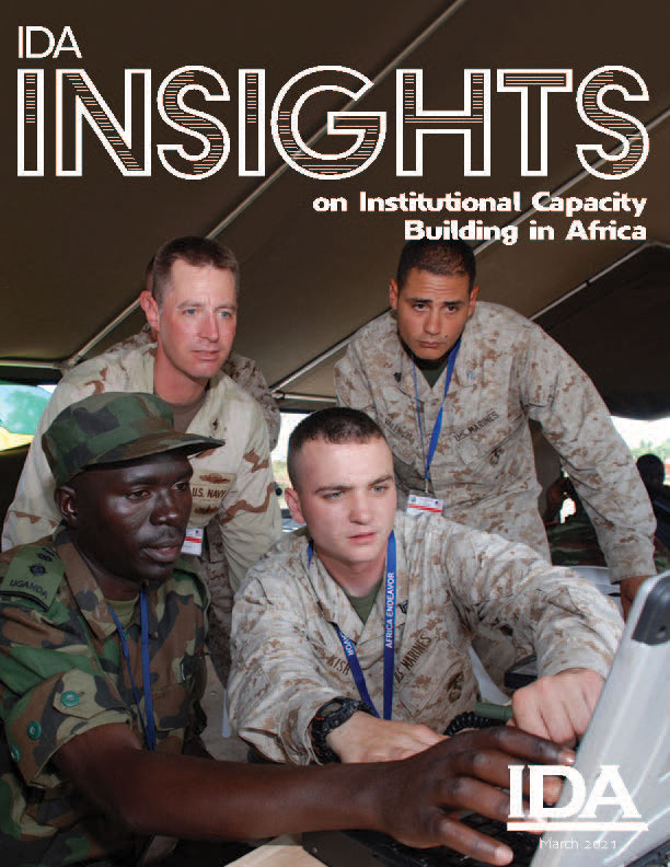 document cover, IDA Insights on Institutional Capacity Building in Africa