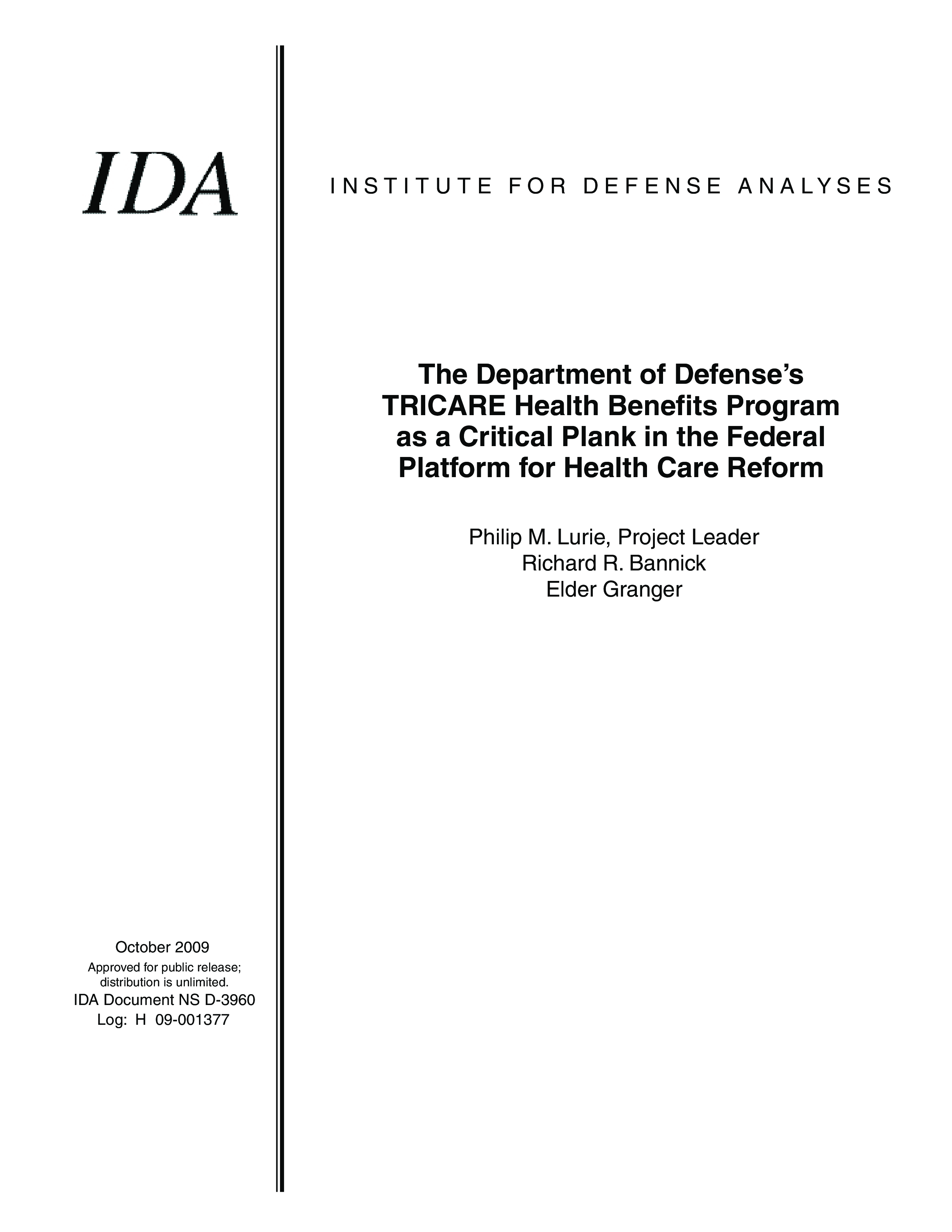 The Department of Defense