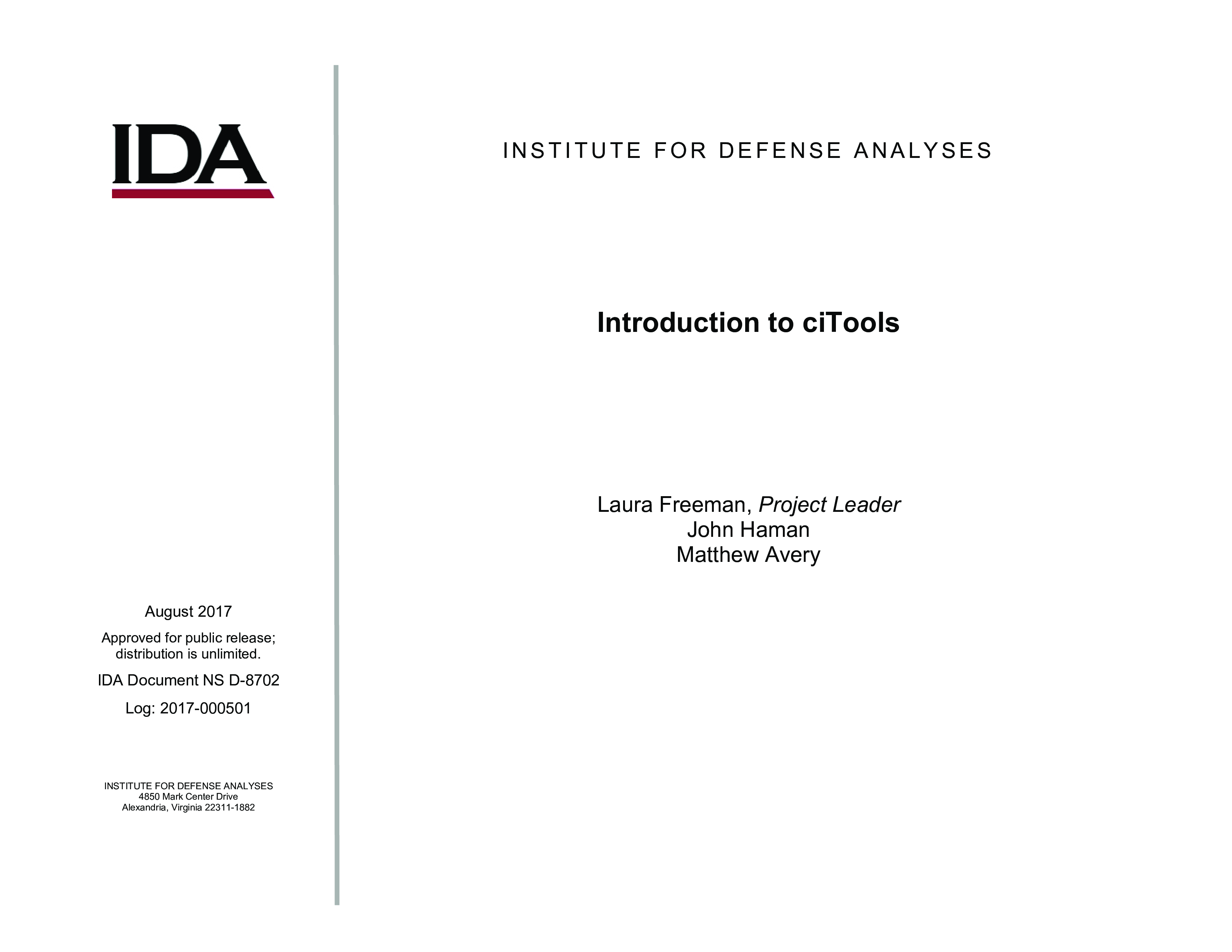 Introduction to ciTools