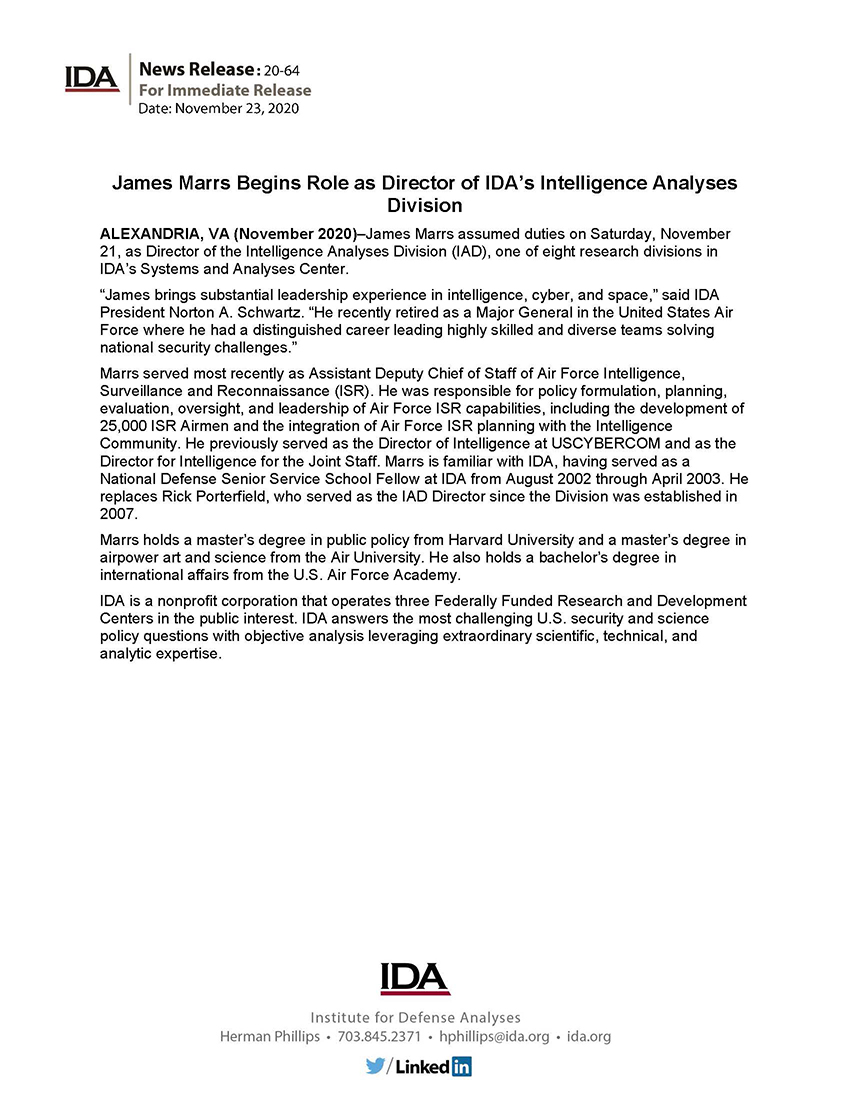 Jim Marrs Press Release