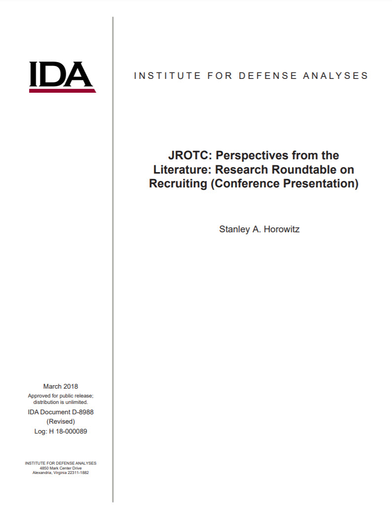 JROTC: Perspectives from the Literature: Research Roundtable on Recruiting