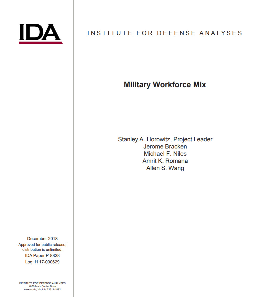 Military Workforce Mix