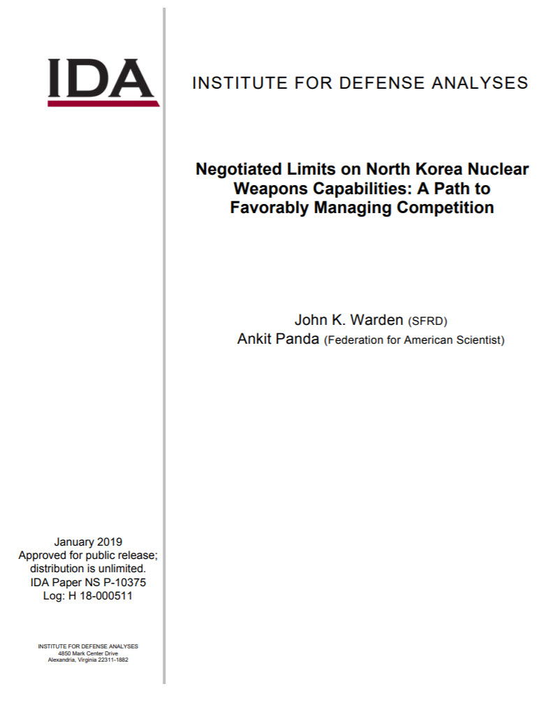 Negotiated Limits on North Korea Nuclear Weapons Capabilities: A Path to Favorably Managing Competition