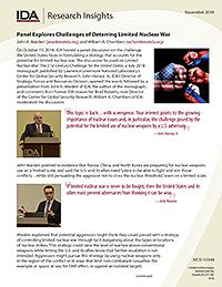 Panel Explores Challenges of Deterring Limited Nuclear War