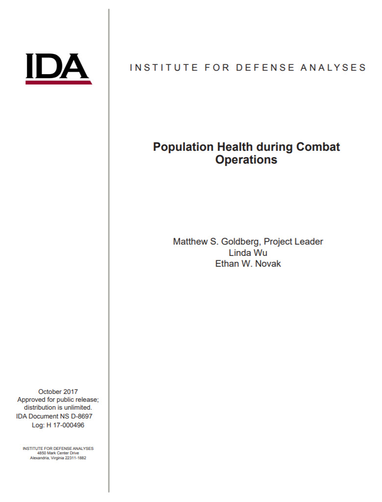 Population Health during Combat Operations