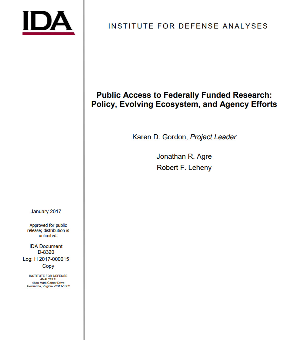 Public Access to Federally Funded Research