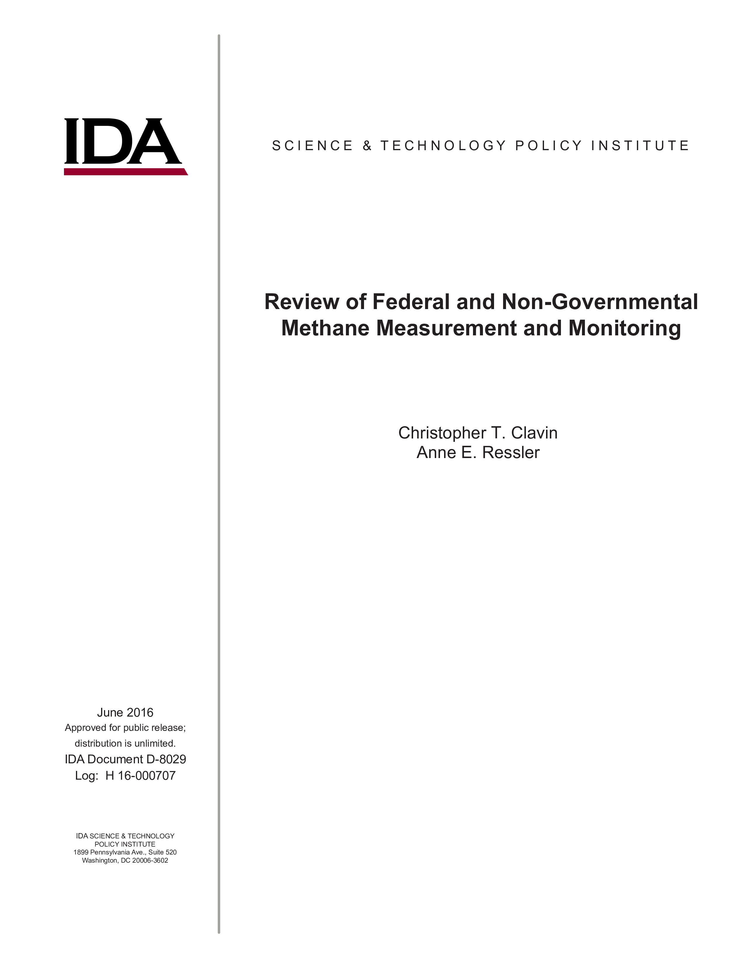Review of Federal and Non-Governmental Methane Measurement and Monitoring