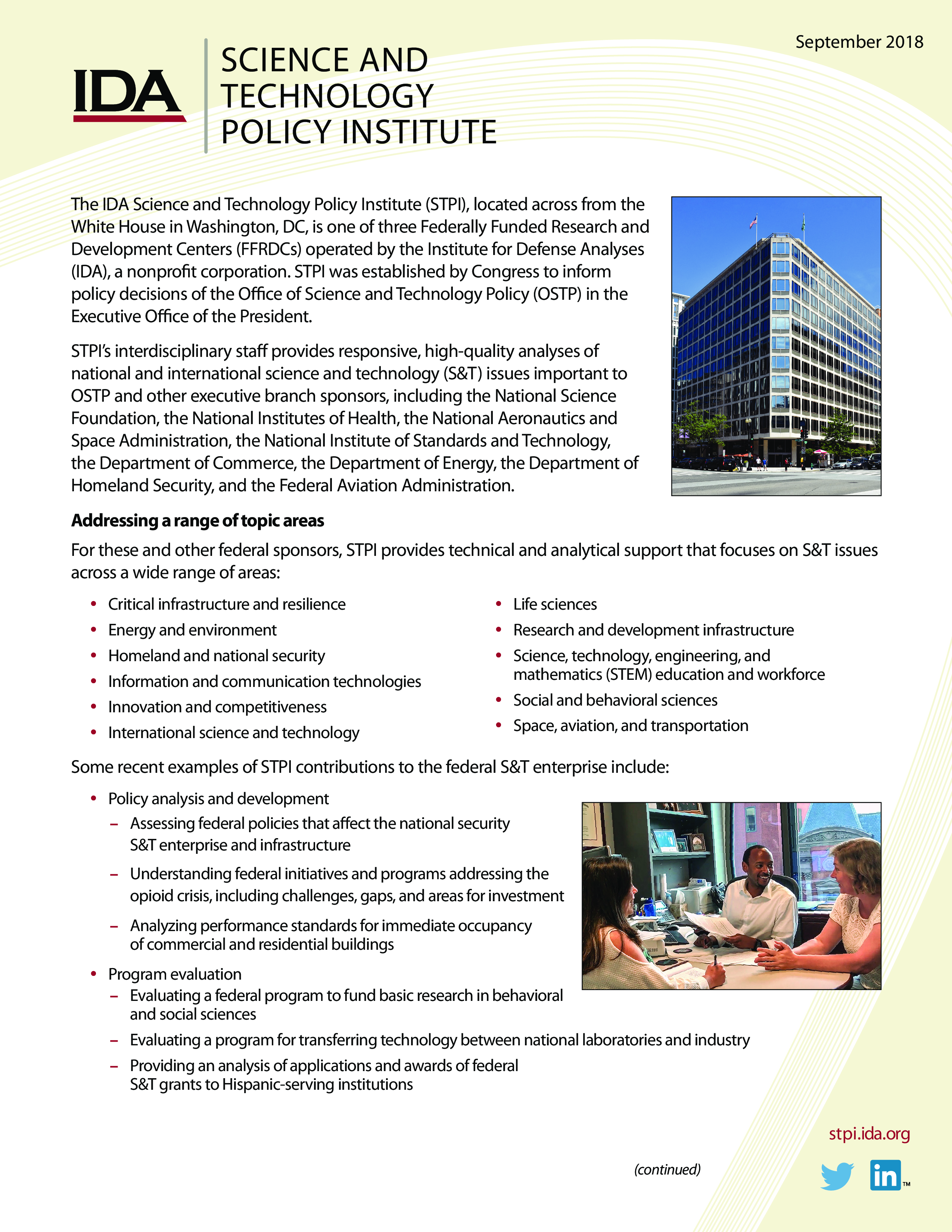 Science and Technology Policy Institute