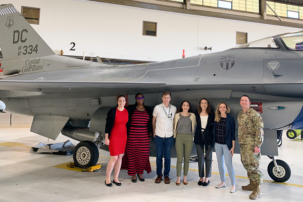 photo, ITSD staff at Andrews Air Force Base 