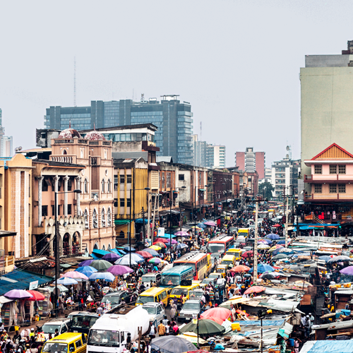 African city - Lagos Nigeria